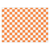 Klassisches visuelles Lachs-Karo  Tischdecke (Vorderseite (Horizontal))