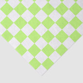 Klassisches visuelles Limette-Kontrollmuster  Seidenpapier (Ausschnitt)