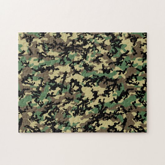 Klassisches WaldCamouflage-Puzzlespiel Puzzle (Horizontal)