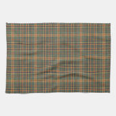 Klassisches Waldgrün-Tartan-Karo-Muster Geschirrtuch (Horizontal)