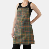 Klassisches Waldgrün-Tartan-Karomuster Schürze (InSitu)