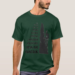 Klassisches Wandern in der Natur zusammen, T-Shirt