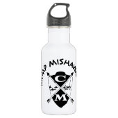 Klassisches Wappen Edelstahlflasche (Vorderseite)