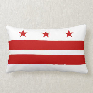 Klassisches Washington D.C. Flag Lendenkissen
