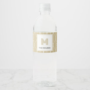 KLASSISCHES WASSERFLASCHENETIKETT