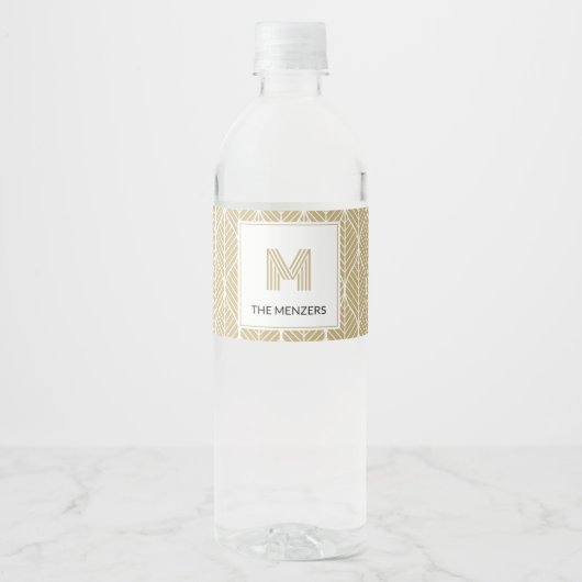 KLASSISCHES WASSERFLASCHENETIKETT (Vorderseite)