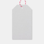 Klassisches Weihnachten Geschenkanhänger (Rückseite)