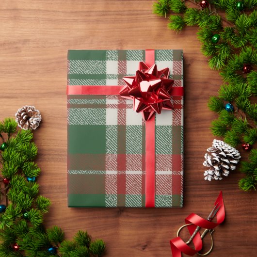 Klassisches Weihnachten Geschenkpapier (Feiertagsgeschenk)