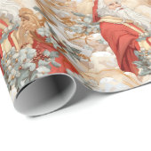 Klassisches Weihnachten Geschenkpapier (Rolleneckpunkt)
