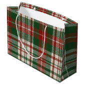 Klassisches Weihnachten Große Geschenktüte (Rückseite Schrägansicht)