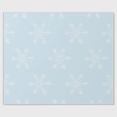 Klassisches Weihnachts-Schneeflottpapier Geschenkpapier (Flach)