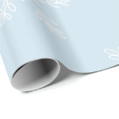 Klassisches Weihnachts-Schneeflottpapier Geschenkpapier (Rolleneckpunkt)