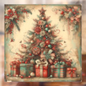 Klassisches Weihnachtsbaumfenster Fensteraufkleber (Blatt 2)