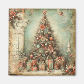 Klassisches Weihnachtsbaummagnet Magnet (Vorne)