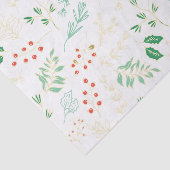 Klassisches Weihnachtsblumenmuster Seidenpapier (Ausschnitt)