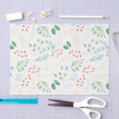 Klassisches Weihnachtsblumenmuster Seidenpapier (Handwerk)