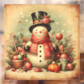 Klassisches Weihnachtsfenster Fensteraufkleber (Blatt 2)