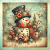 Klassisches Weihnachtsfenster Fensteraufkleber (Blatt 3)