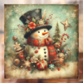 Klassisches Weihnachtsfenster Fensteraufkleber (Blatt 2)