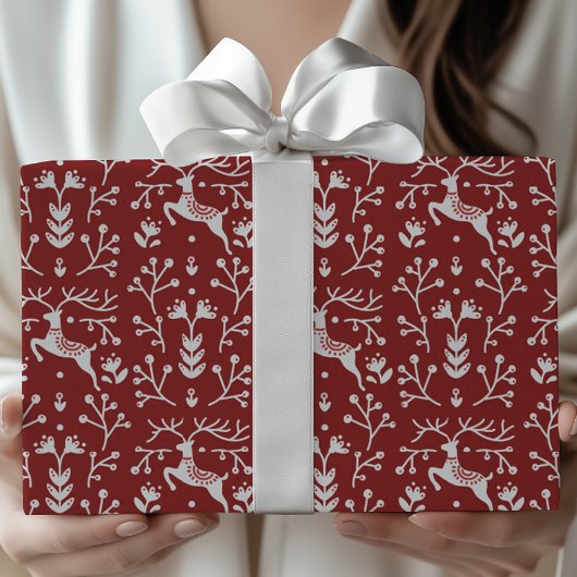 Klassisches Weihnachtsfest Tartan-Stil Kariert Geschenkpapier