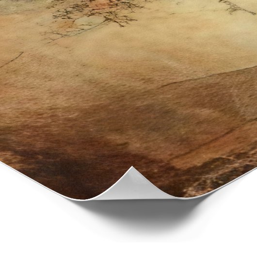 Klassisches Weihnachtsgebäck Poster (Ecke)