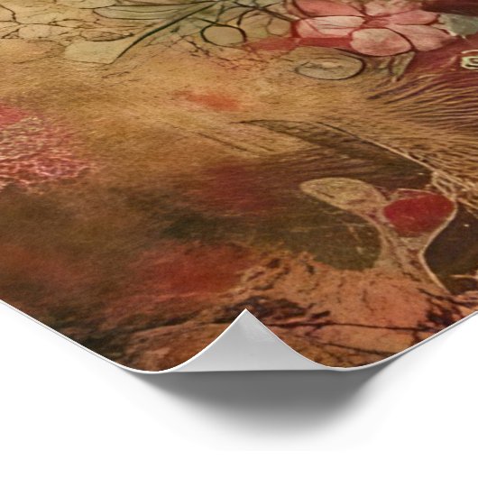 Klassisches Weihnachtsgebäck Poster (Ecke)