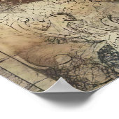 Klassisches Weihnachtsgebäck Poster (Ecke)