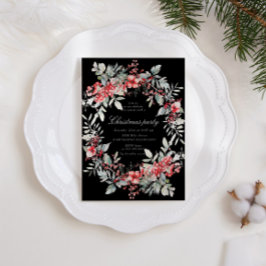 Klassisches Weihnachtsgebirge Weihnachtsgebäck - P Einladung