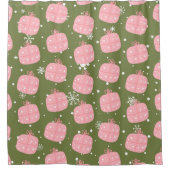 Klassisches Weihnachtsgeschenk (2) Duschvorhang (Vorderseite)