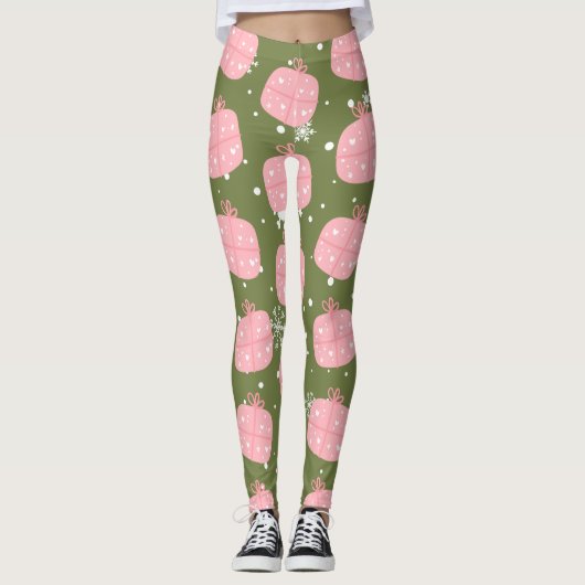 Klassisches Weihnachtsgeschenk (2) Leggings (Vorderseite)