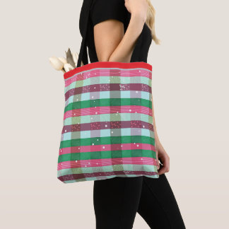 Klassisches Weihnachtsgestaltermuster Tasche