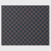 Klassisches Weihnachtskariert Geschenkpapier (Flach)