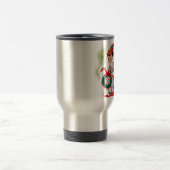 Klassisches Weihnachtskleines Mädchen mit Reisebecher (Mittel)