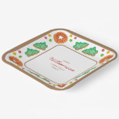 Klassisches Weihnachtskoch, individuell anpassbare Pappteller (Gewinkelt)
