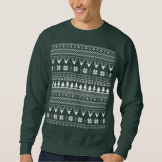 Klassisches Weihnachtsmann-Rentier-Weihnachts-Pull Sweatshirt