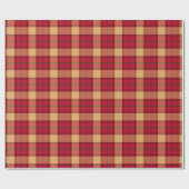 Klassisches Weihnachtsmuster Geschenkpapier (Flach)
