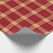 Klassisches Weihnachtsmuster Geschenkpapier (Ecke)