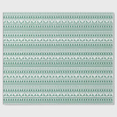 Klassisches Weihnachtsmuster Geschenkpapier (Flach)