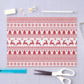 Klassisches Weihnachtsmuster Seidenpapier (Handwerk)