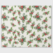 Klassisches Weihnachtspapier Geschenkpapier (Flach)