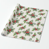 Klassisches Weihnachtspapier Geschenkpapier (Ungerollt)