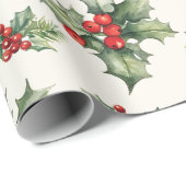 Klassisches Weihnachtspapier Geschenkpapier (Rolleneckpunkt)