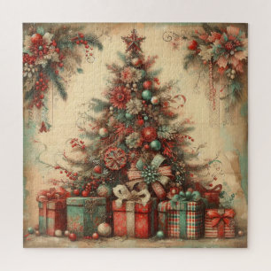 Klassisches Weihnachtspuzzle Puzzle