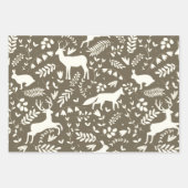 Klassisches Weihnachtswrapping Paper Flat Sheet Se Geschenkpapier Set (Vorderseite 2)