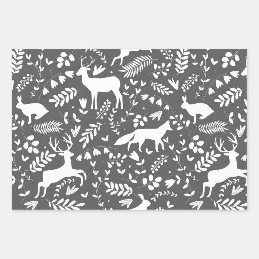 Klassisches Weihnachtswrapping Paper Flat Sheet Se Geschenkpapier Set (Vorderseite 3)