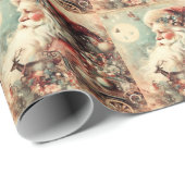 Klassisches Weihnachtswrapping-Papier Geschenkpapier (Rolleneckpunkt)