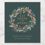 Klassisches Weinkeller Weinetikett (Einzelnes Label)