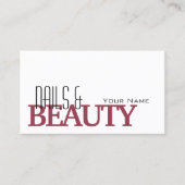 Klassisches Weißburgunder Einfach und Beruflich Visitenkarte (Vorderseite)