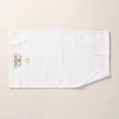 Klassisches weißes Badetuch Set (Handtuch)