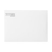 Klassisches weißes Body Butter JAR Etikett 1" x 7, (Vorderseite)